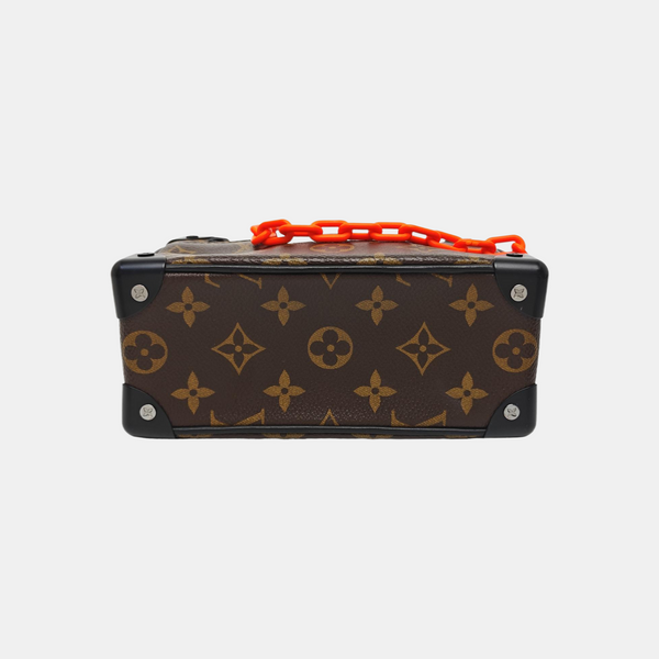 SOFT TRUNK Mini Monogram Coated Canvas Brown