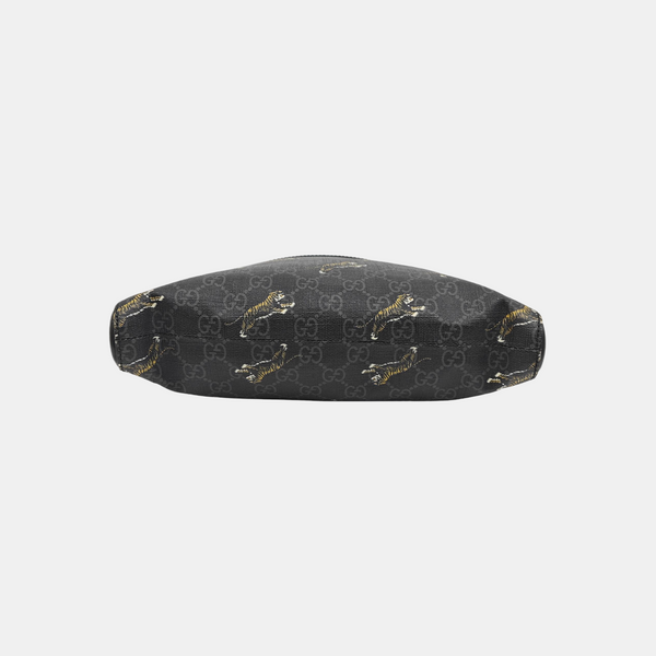 GG Supreme Monogram Coated Canvas Black