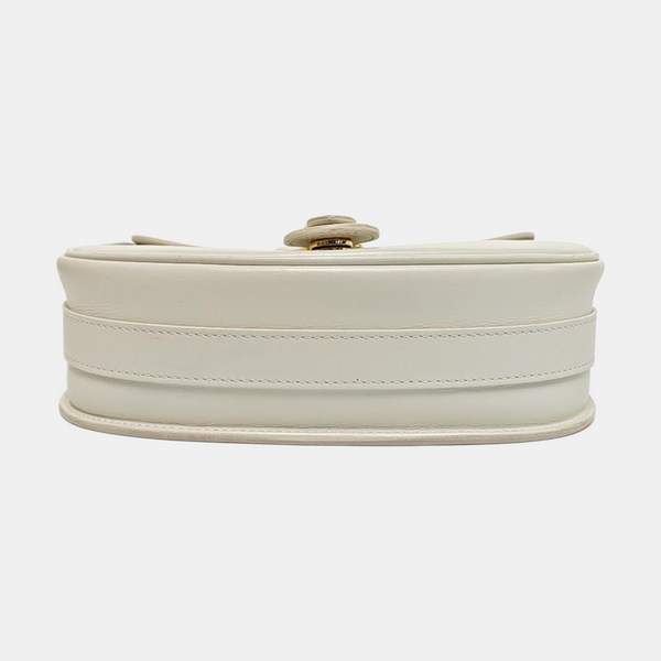 Authenticated pre-owned  Bobby Medium Calfskin White - Shoulder Bag at Looply