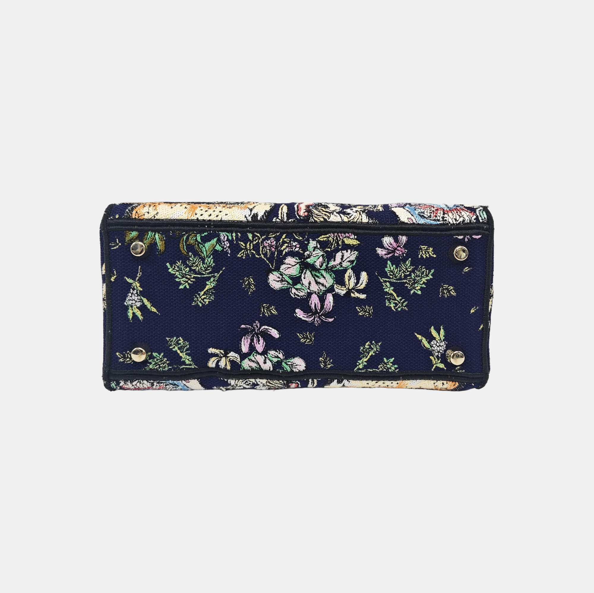 Lady D-Lite Medium Canvas Blue