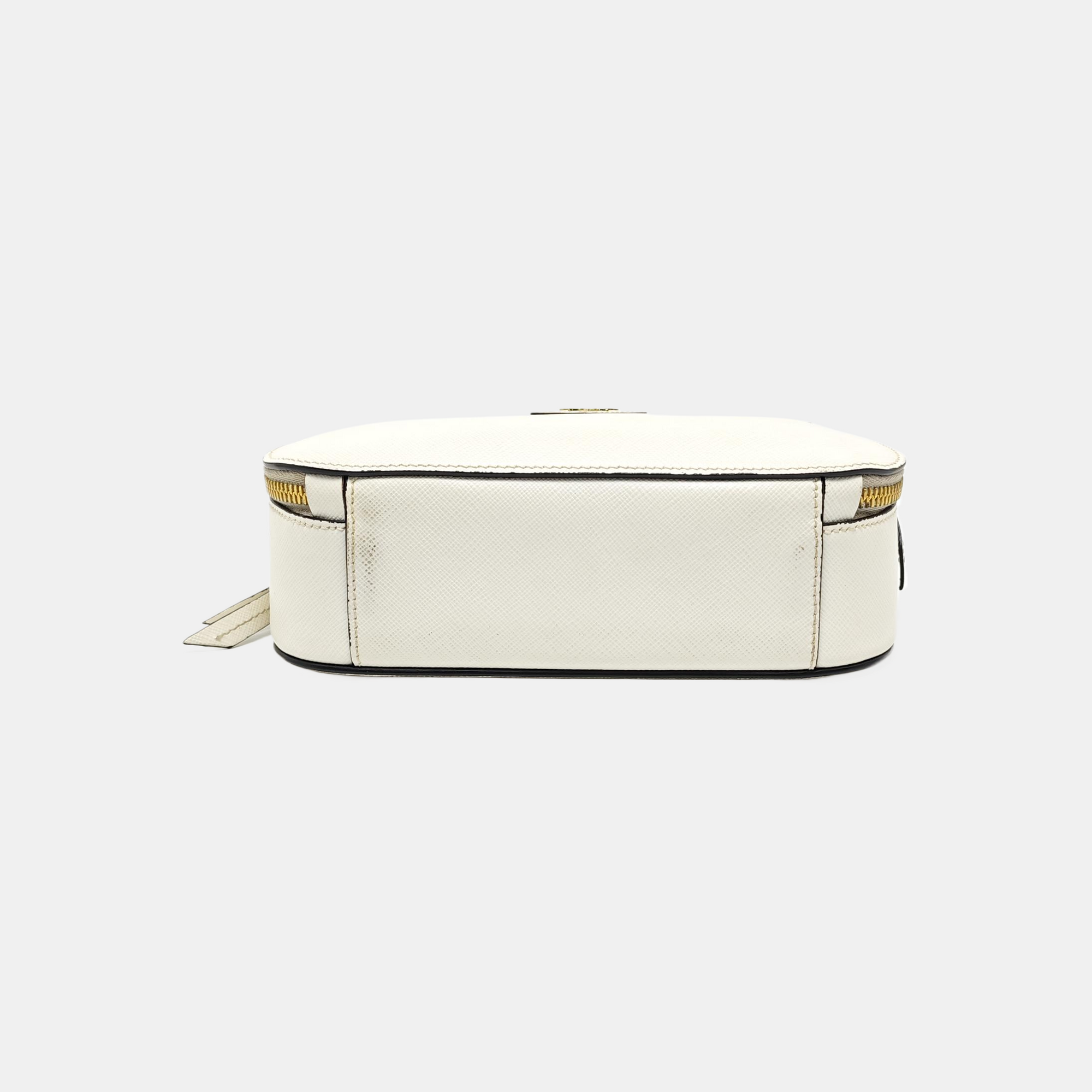 Odette Saffiano Calfskin White