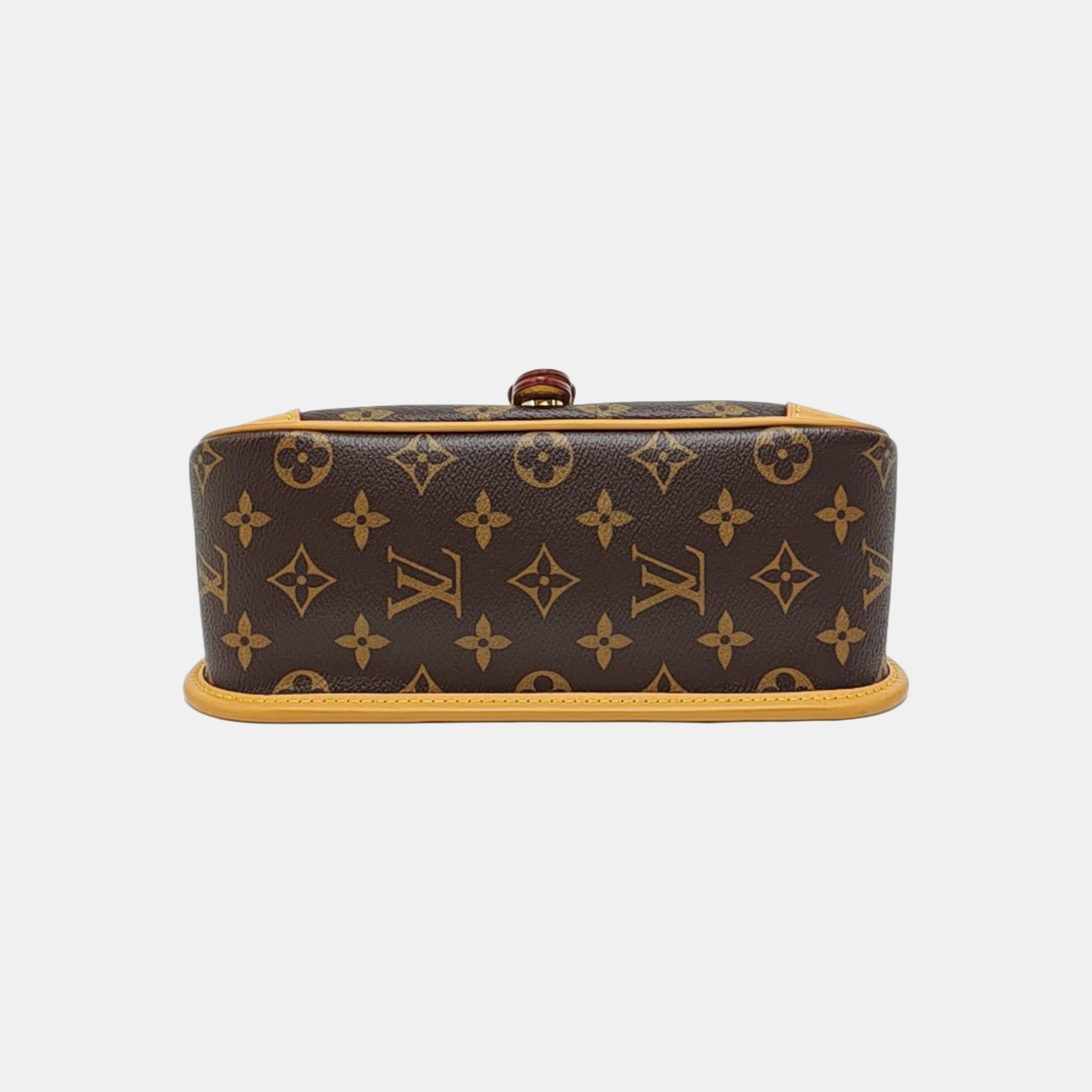 DIANE Monogram Coated Canvas Brown