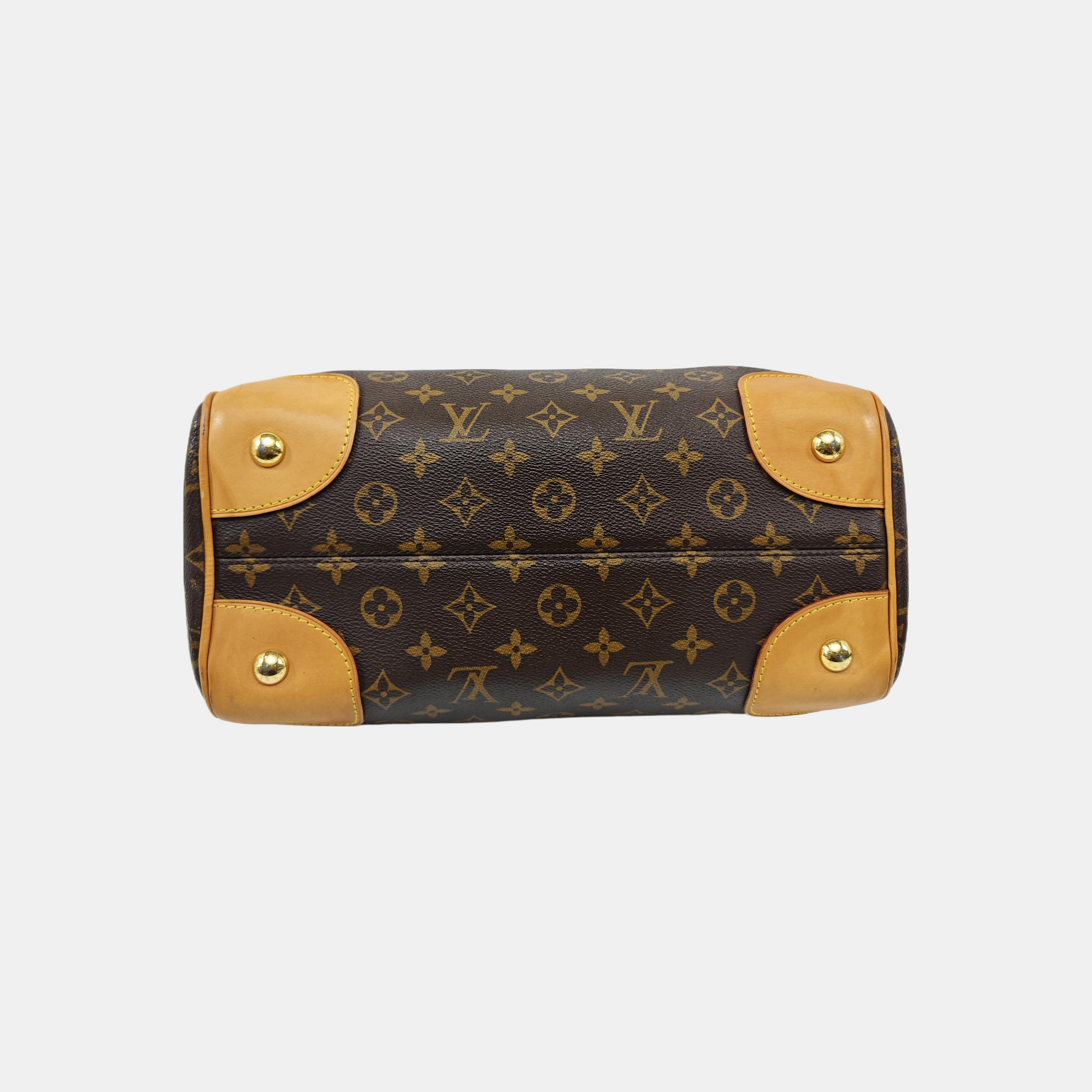RETIRO NM Monogram Coated Canvas Brown