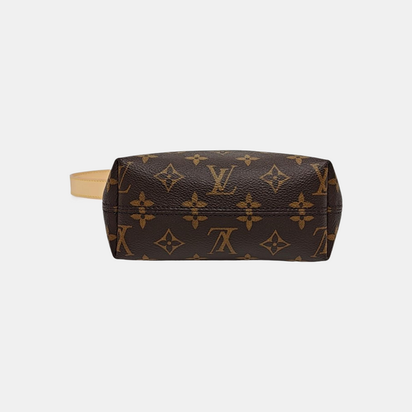 HILLS Monogram Coated Canvas Brown