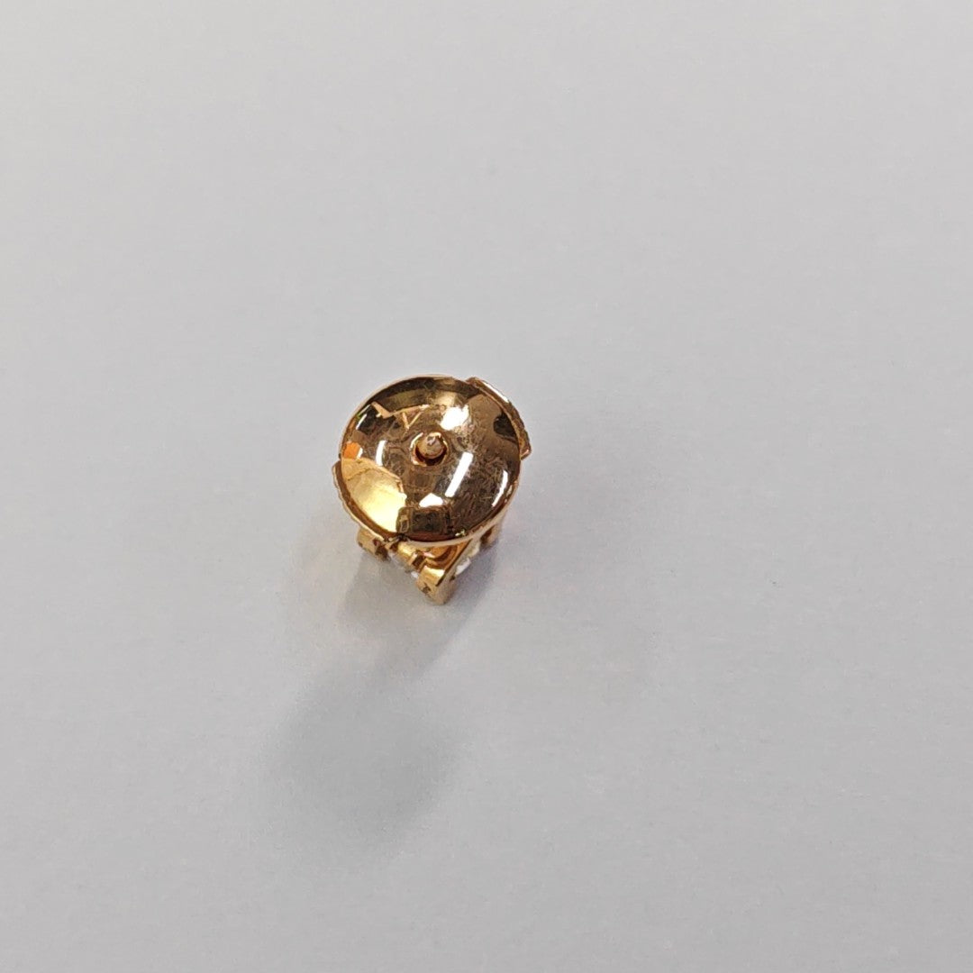 C DE CARTIER 18k Rose Gold Stud Earrings