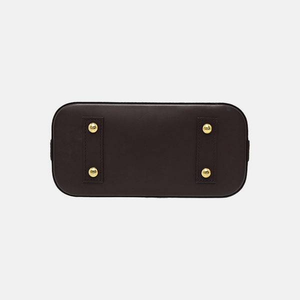 ALMA BB Damier Ebene Coated Canvas Brown