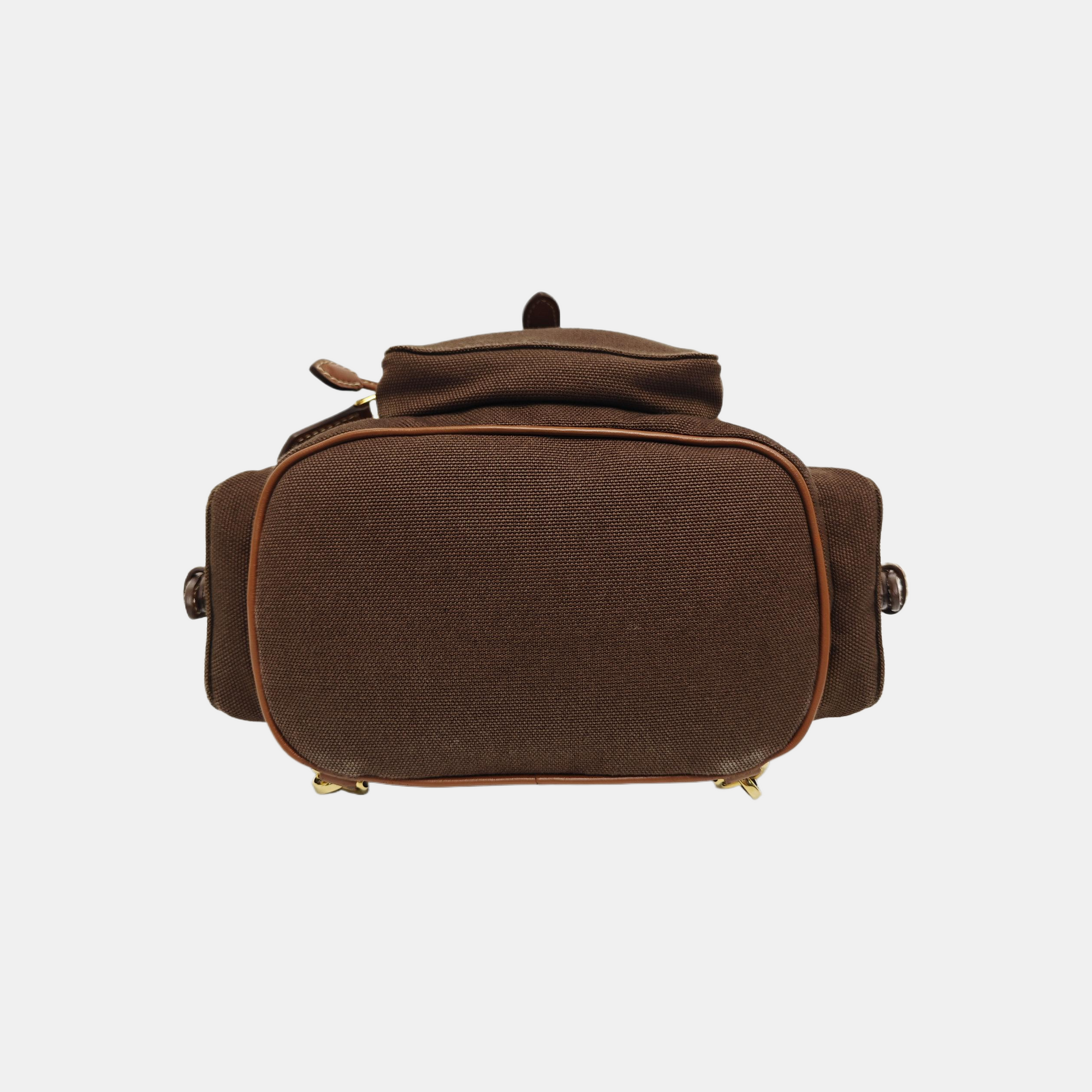 Fabric Backpack Brown