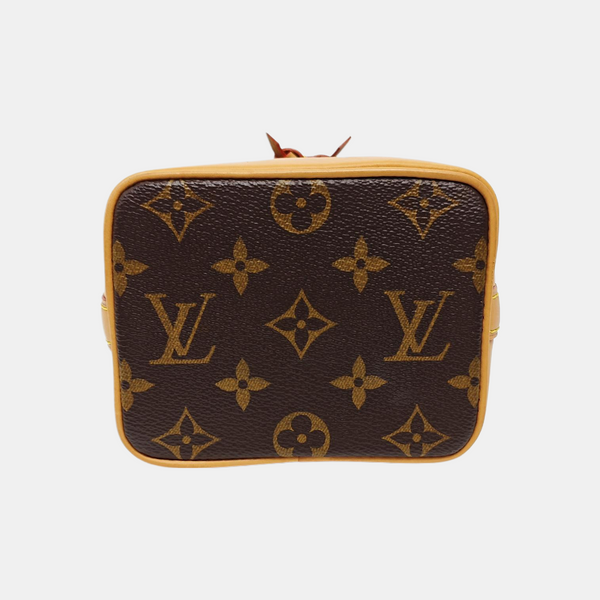 NOÉ Nano Monogram Coated Canvas Brown