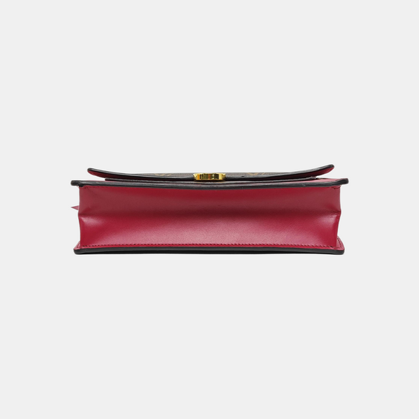 FLORE Monogram Coated Canvas Brown