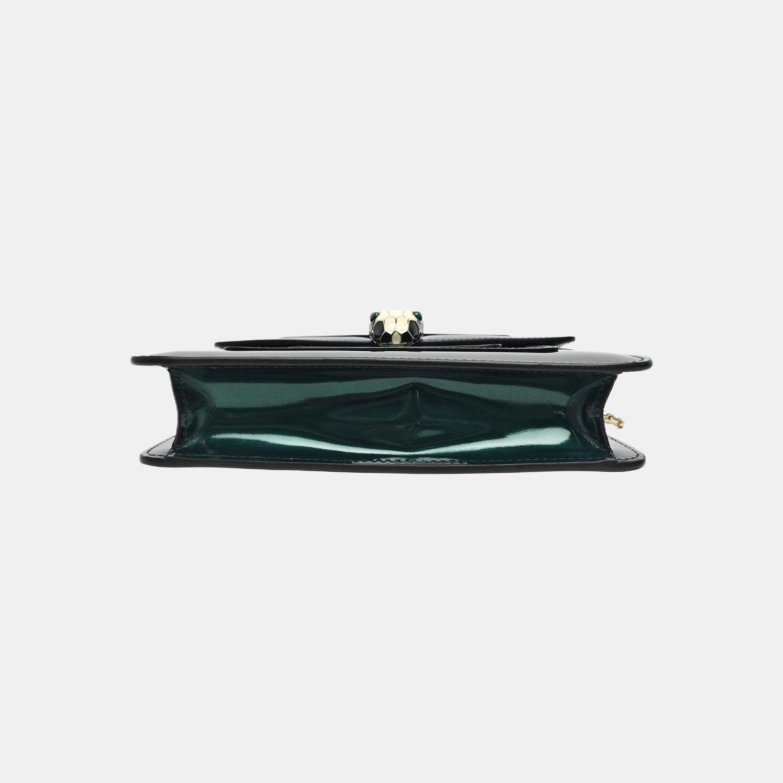 SERPENTI FOREVER Small Patent Leather Green
