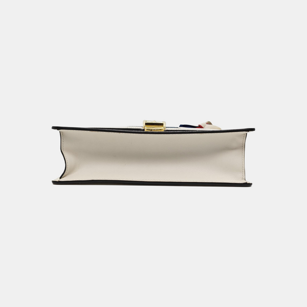 Sylvie Small Calfskin White
