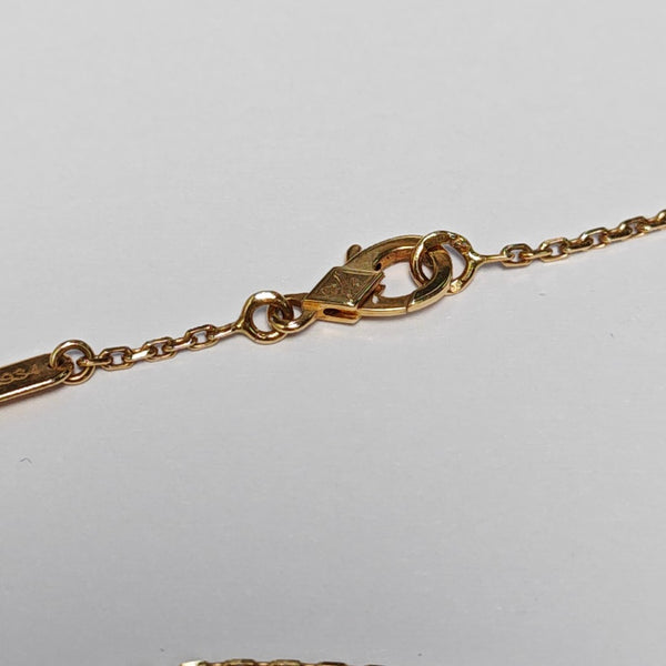 Vintage Alhambra 18k Gold Necklace