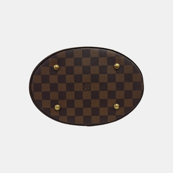 BUCKET PM Damier Ebene Coated Canvas Brown