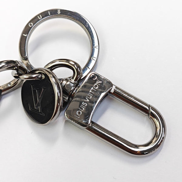 Leather Bag Charm Black