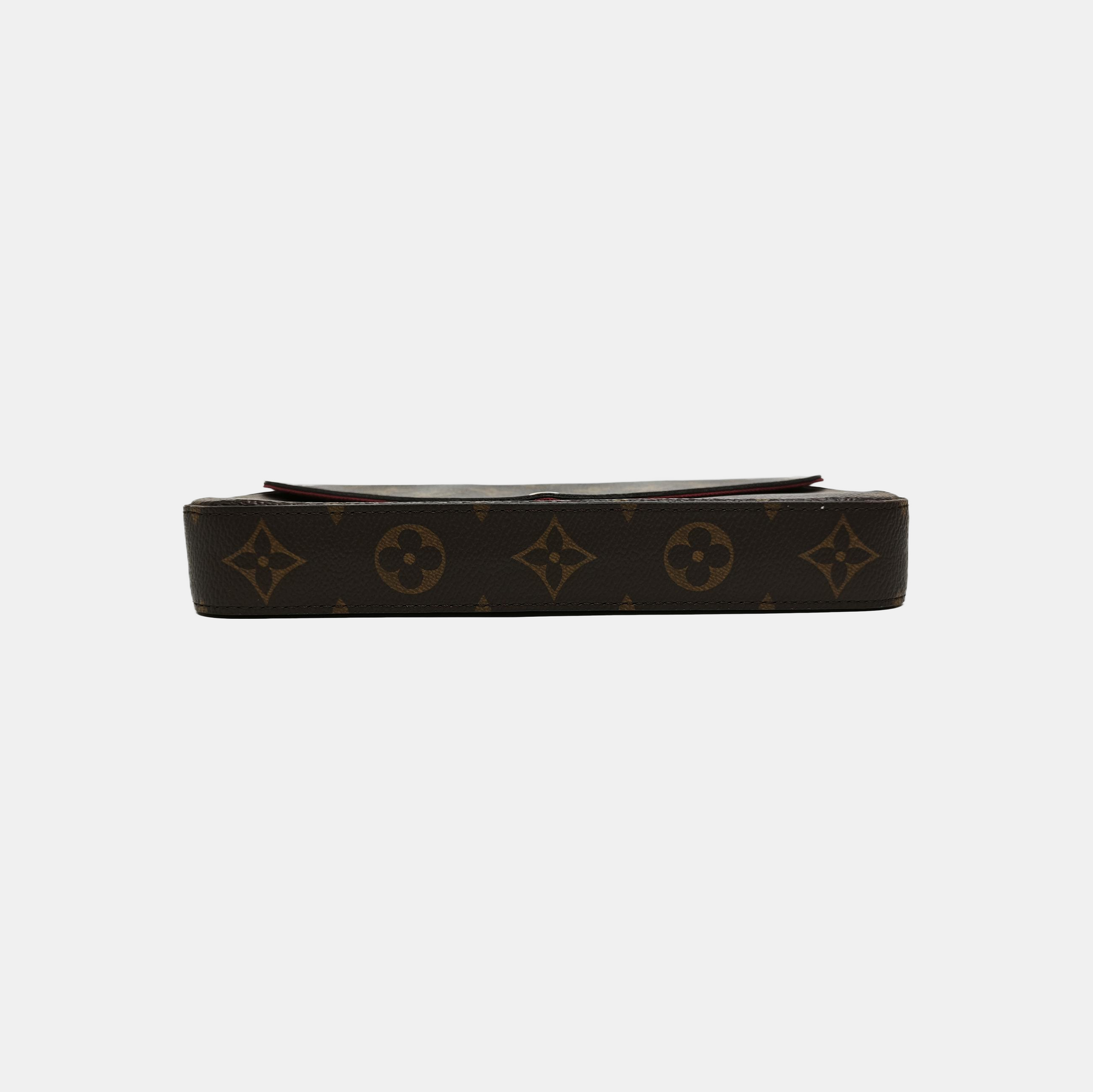 FÉLICIE Monogram Coated Canvas Brown
