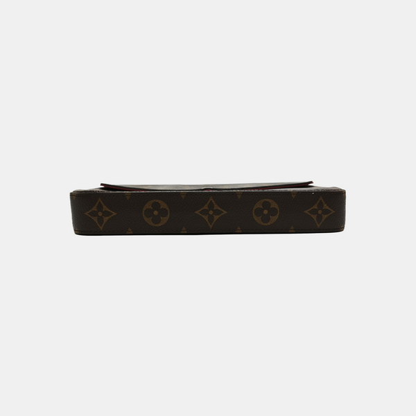 FÉLICIE Monogram Coated Canvas Brown