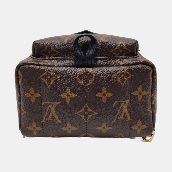PALM SPRINGS Mini Monogram Coated Canvas Brown