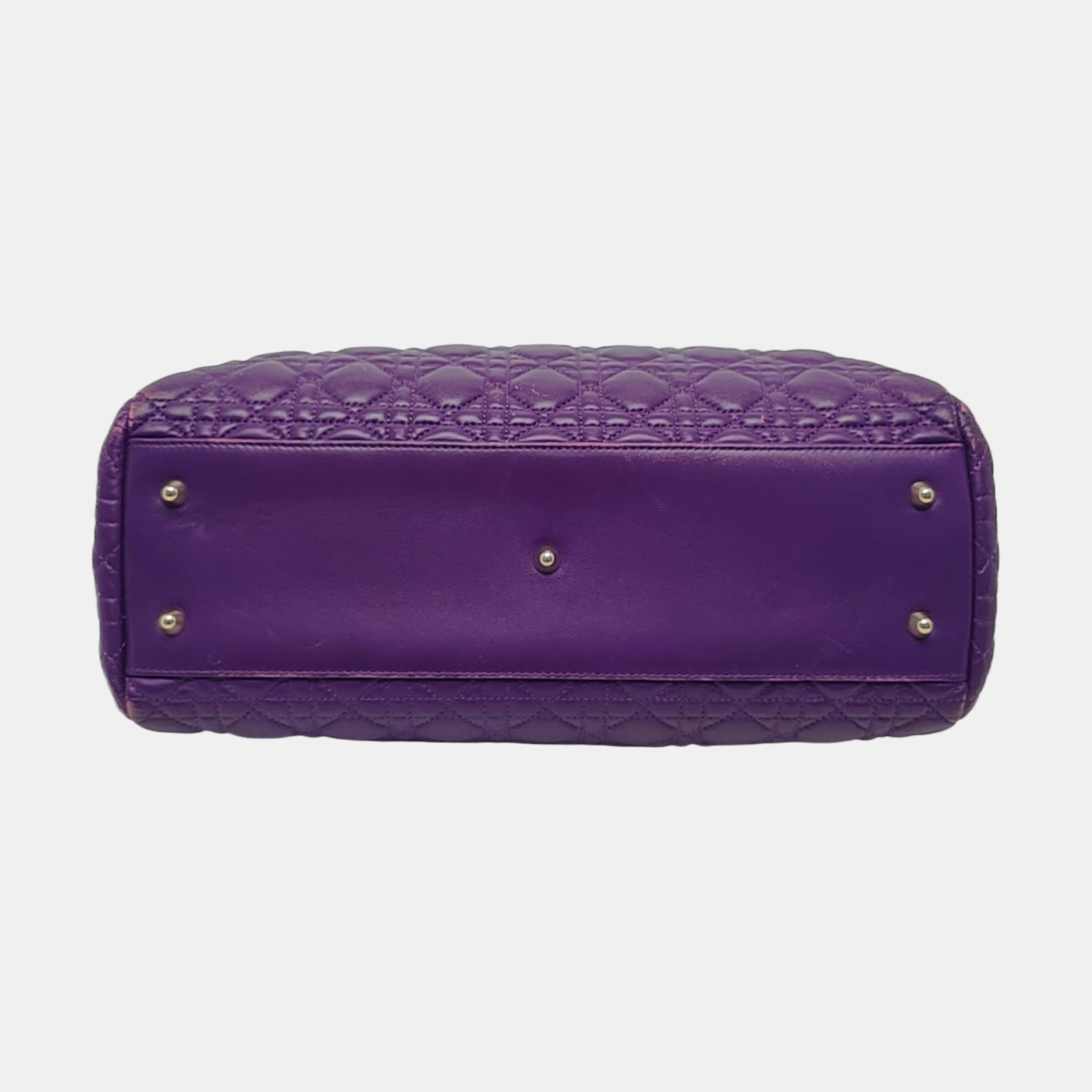Dior Soft Cannage Calfskin Purple