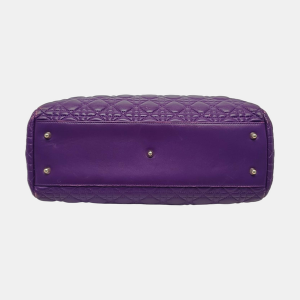 Dior Soft Cannage Calfskin Purple