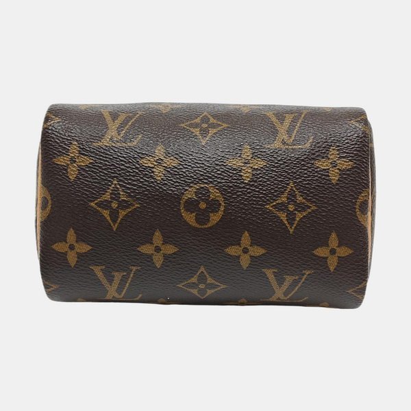 SPEEDY Nano Monogram Coated Canvas Brown