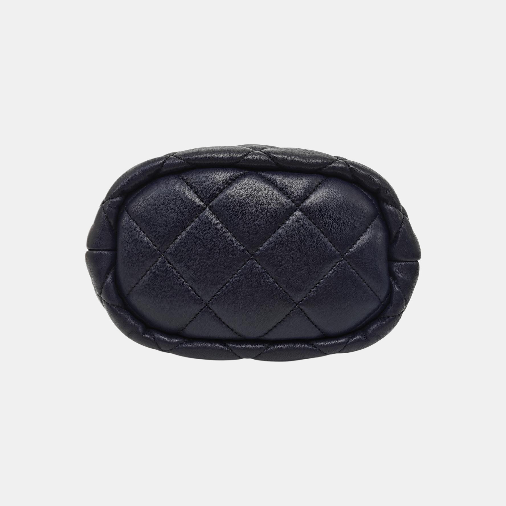 Quilted Lambskin Shoulder Bag Blue
