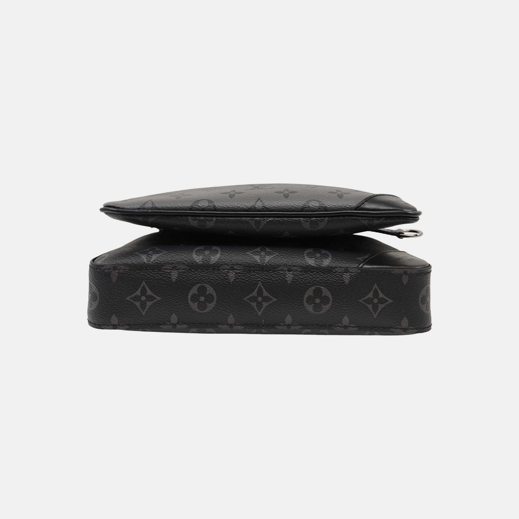 TRIO Monogram Coated Canvas Gray