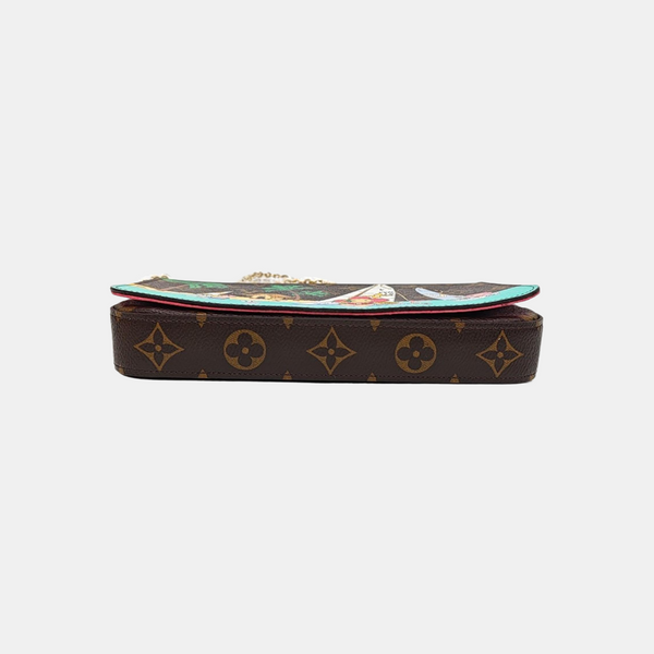 FÉLICIE Monogram Coated Canvas Brown