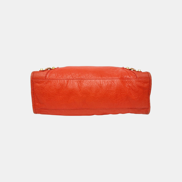Classic City Medium Lambskin Orange
