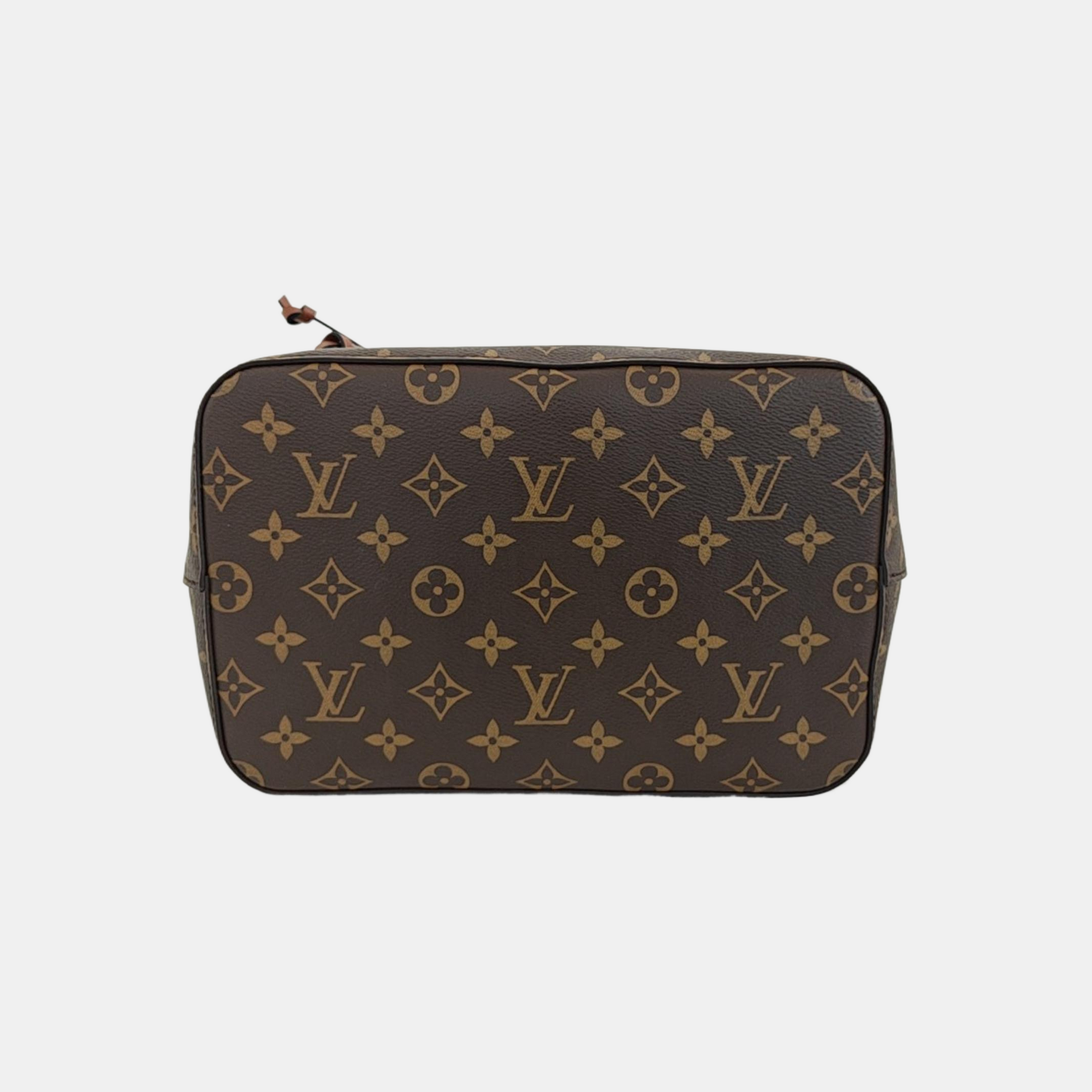 NÉONOÉ MM Monogram Coated Canvas Brown