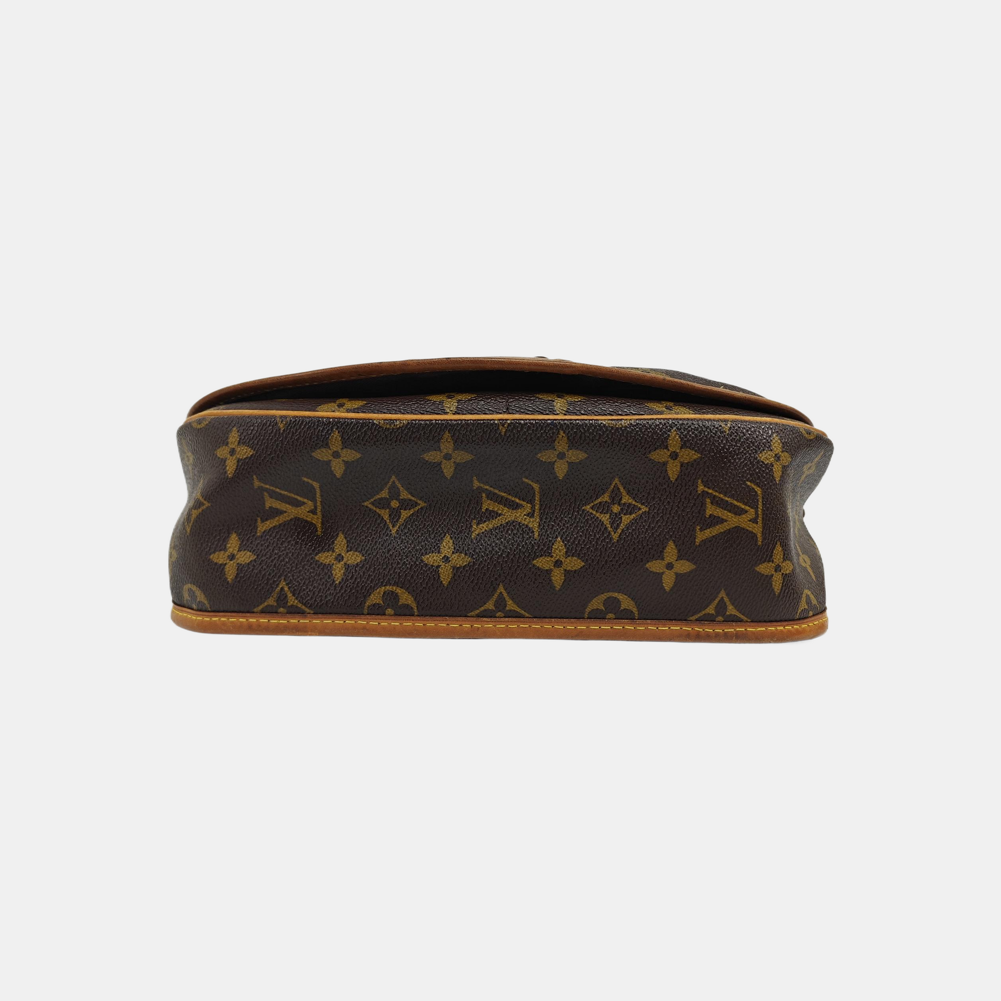 MENILMONTANT PM Monogram Coated Canvas Brown