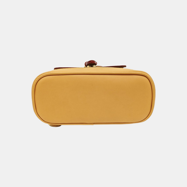 SOHO Mini Monogram Coated Canvas Brown