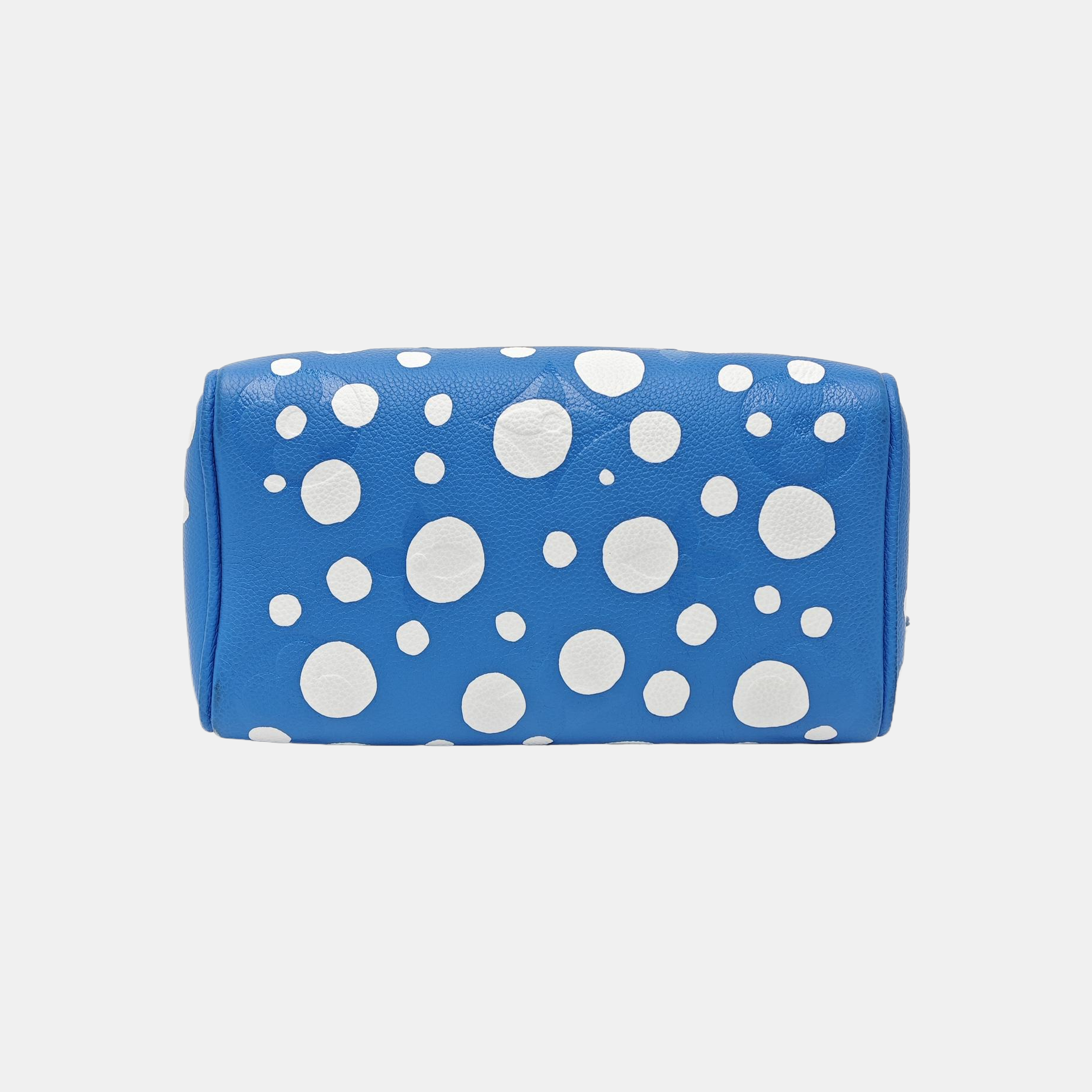 Monogram Calfskin Shoulder Bag Blue