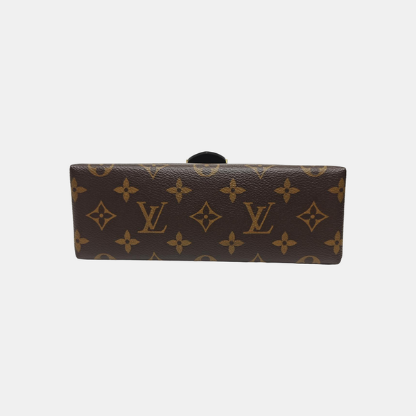 LOCKY BB Monogram Coated Canvas Brown