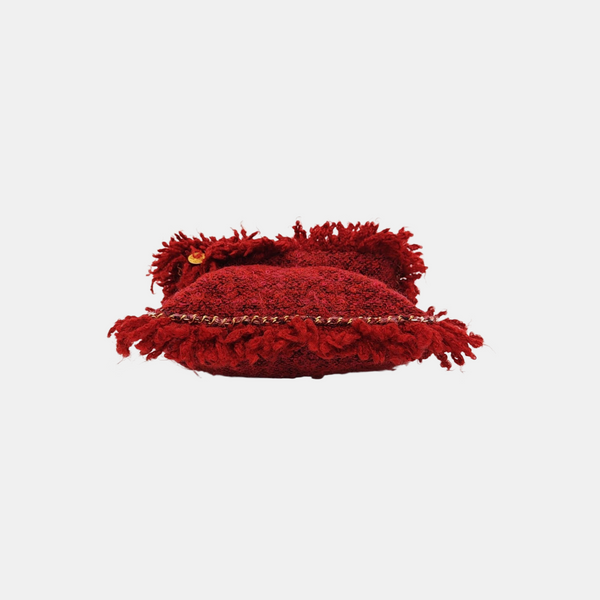 Fabric Clutch Red