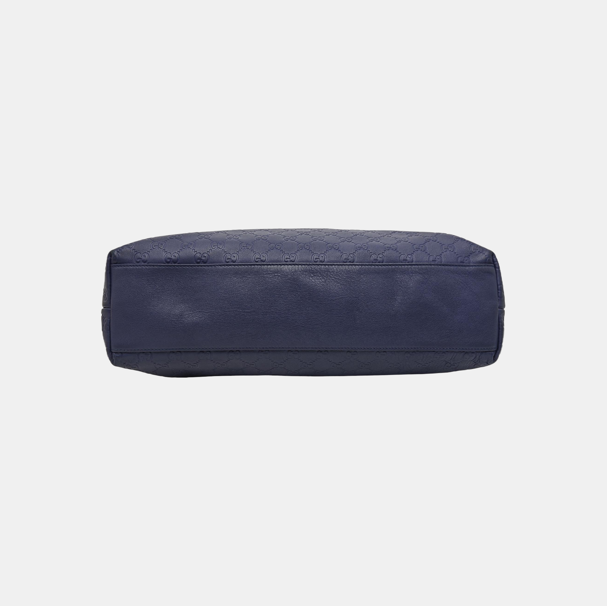 GG Imprime Monogram Calfskin Blue