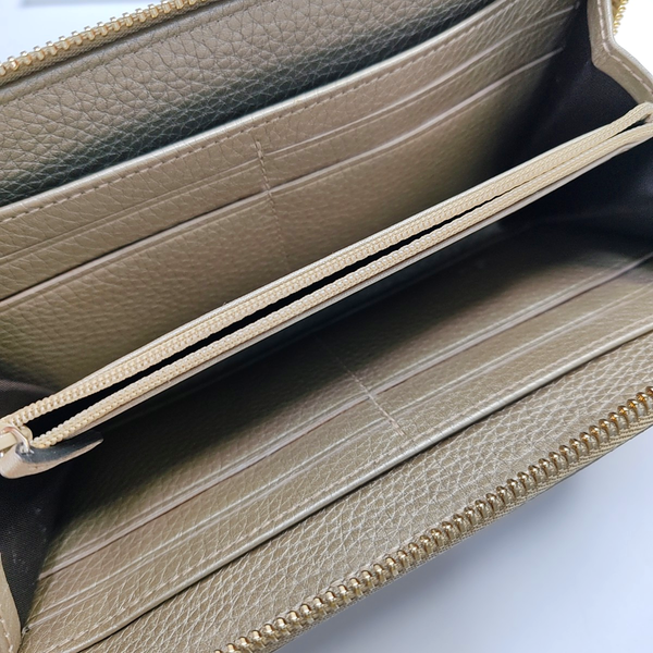 Calfskin Beige Wallet
