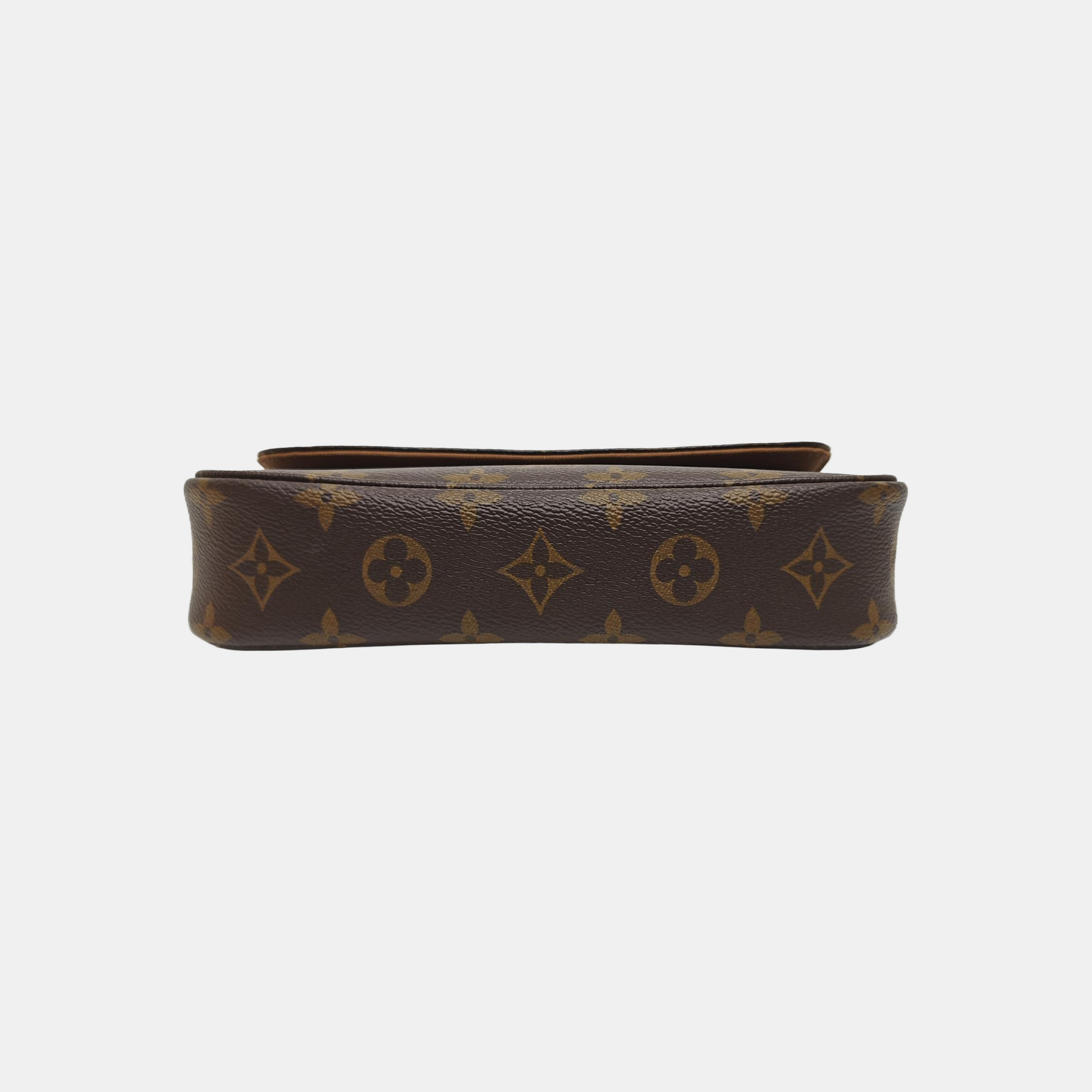 IVY Monogram Coated Canvas Brown