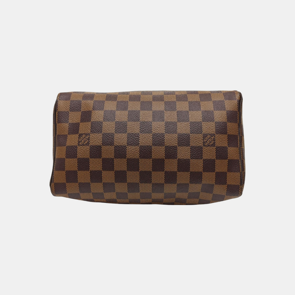SPEEDY 25 Damier Ebene Coated Canvas Brown