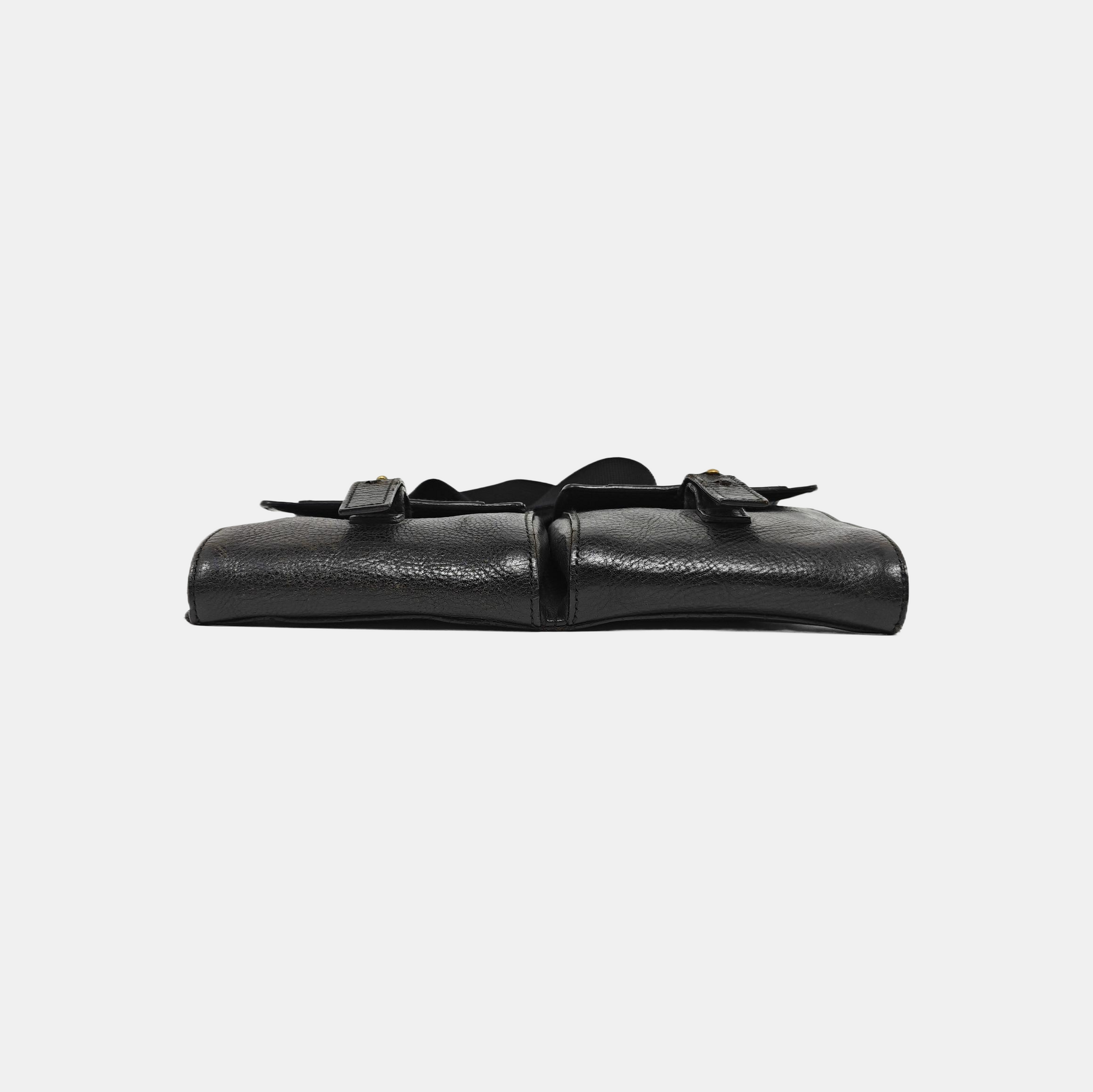 Calfskin Shoulder Bag Black
