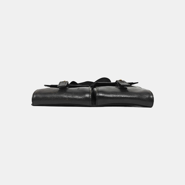 Calfskin Shoulder Bag Black