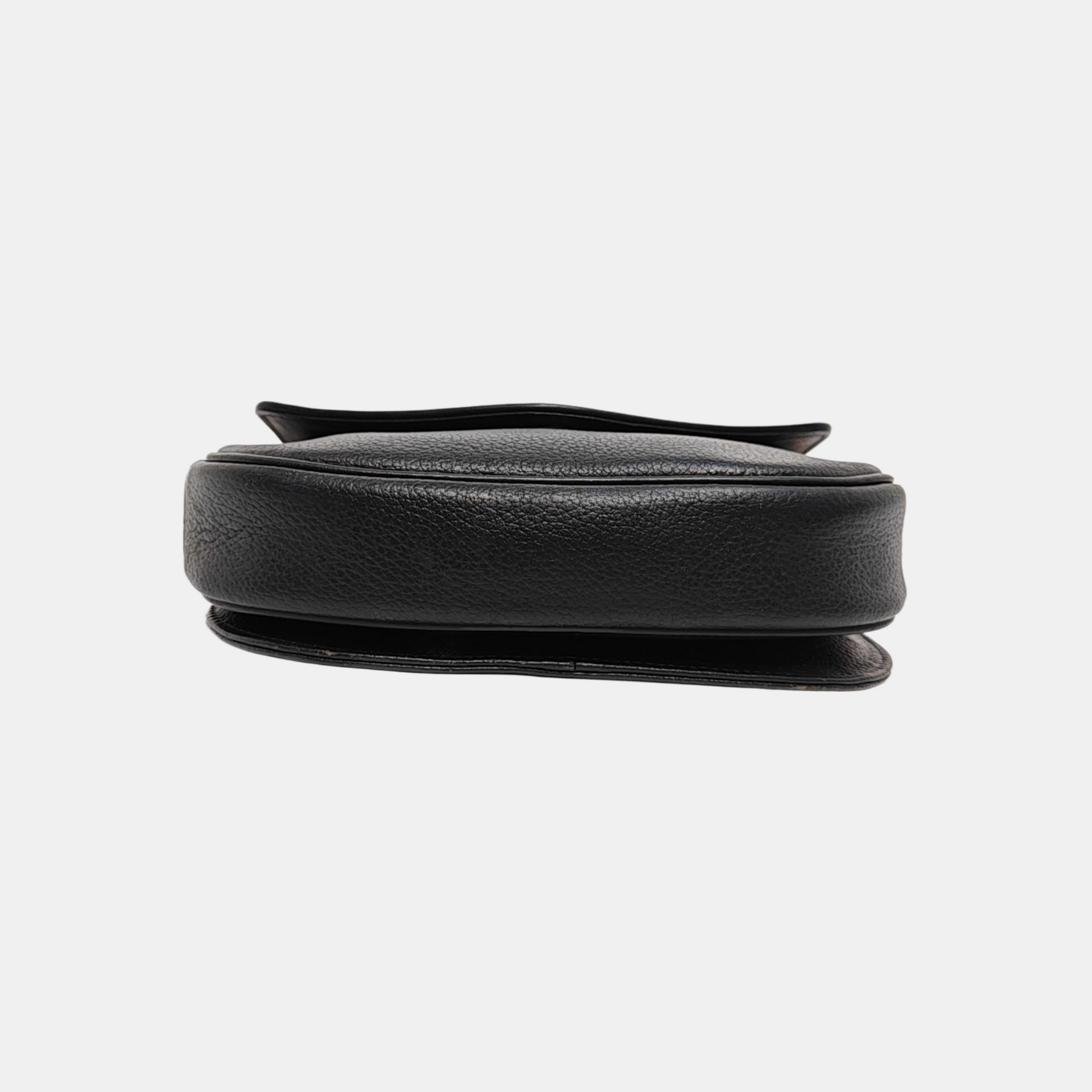 Calfskin Shoulder Bag Black