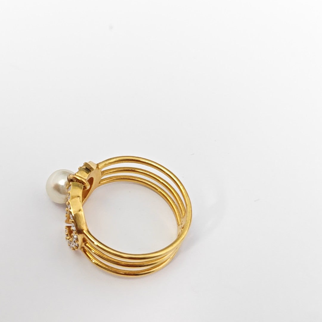 Petit CD Metal Gold Ring EU 51