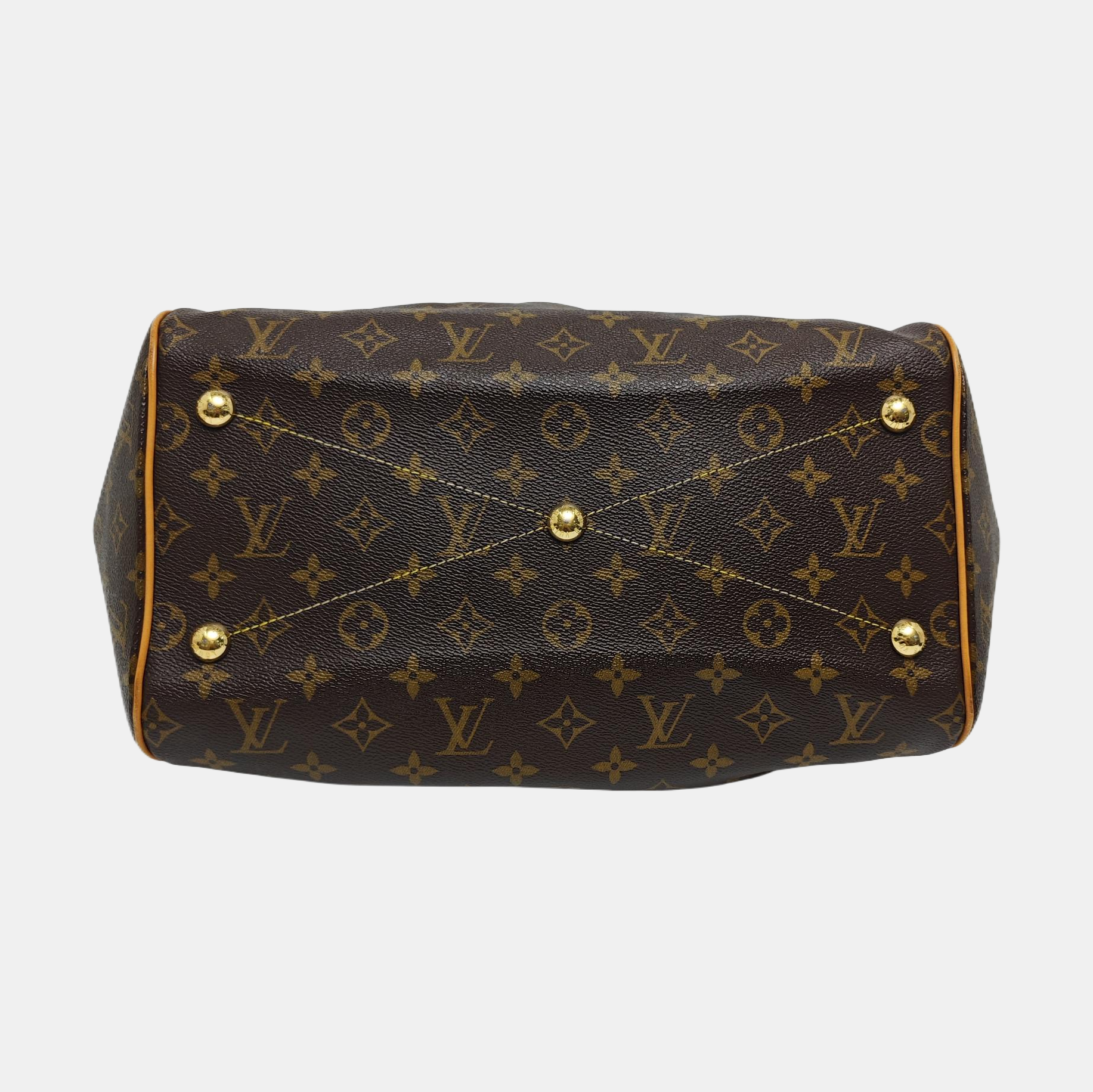 TIVOLI GM Monogram Coated Canvas Brown
