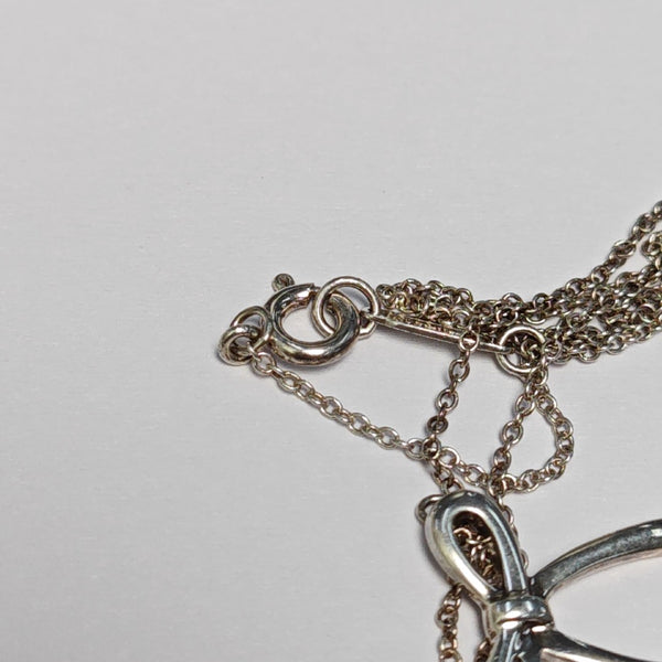 Tiffany Bow 925 Sterling Silver Necklace