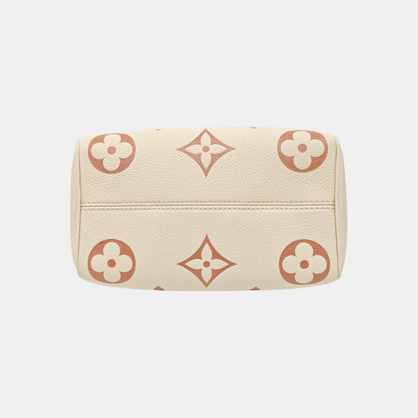 SPEEDY 20 Monogram Calfskin Beige