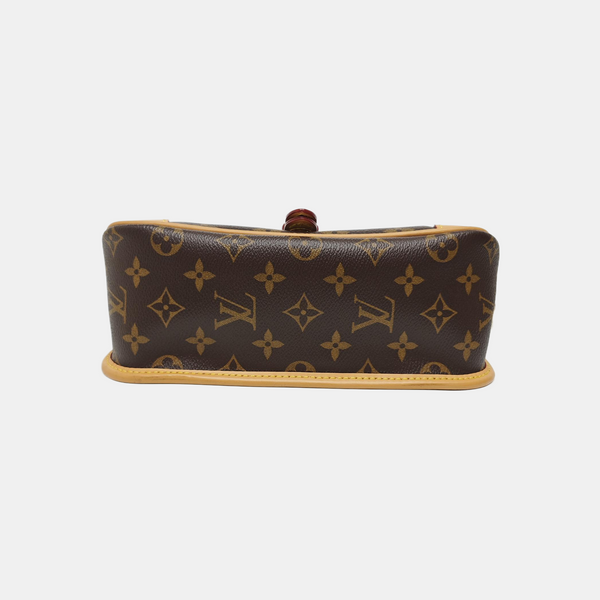 DIANE Monogram Coated Canvas Brown