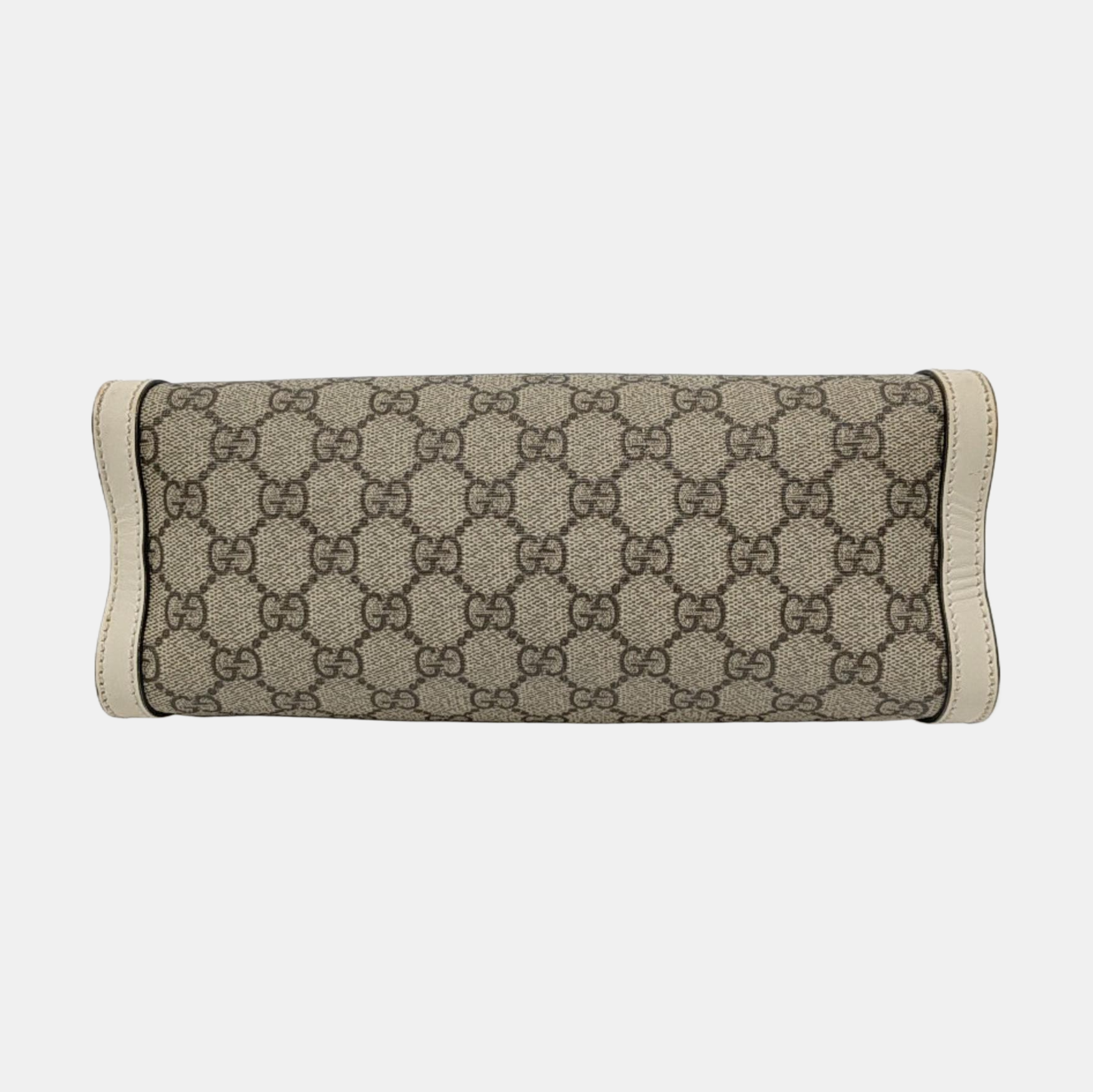 Padlock Small Monogram Coated Canvas Beige