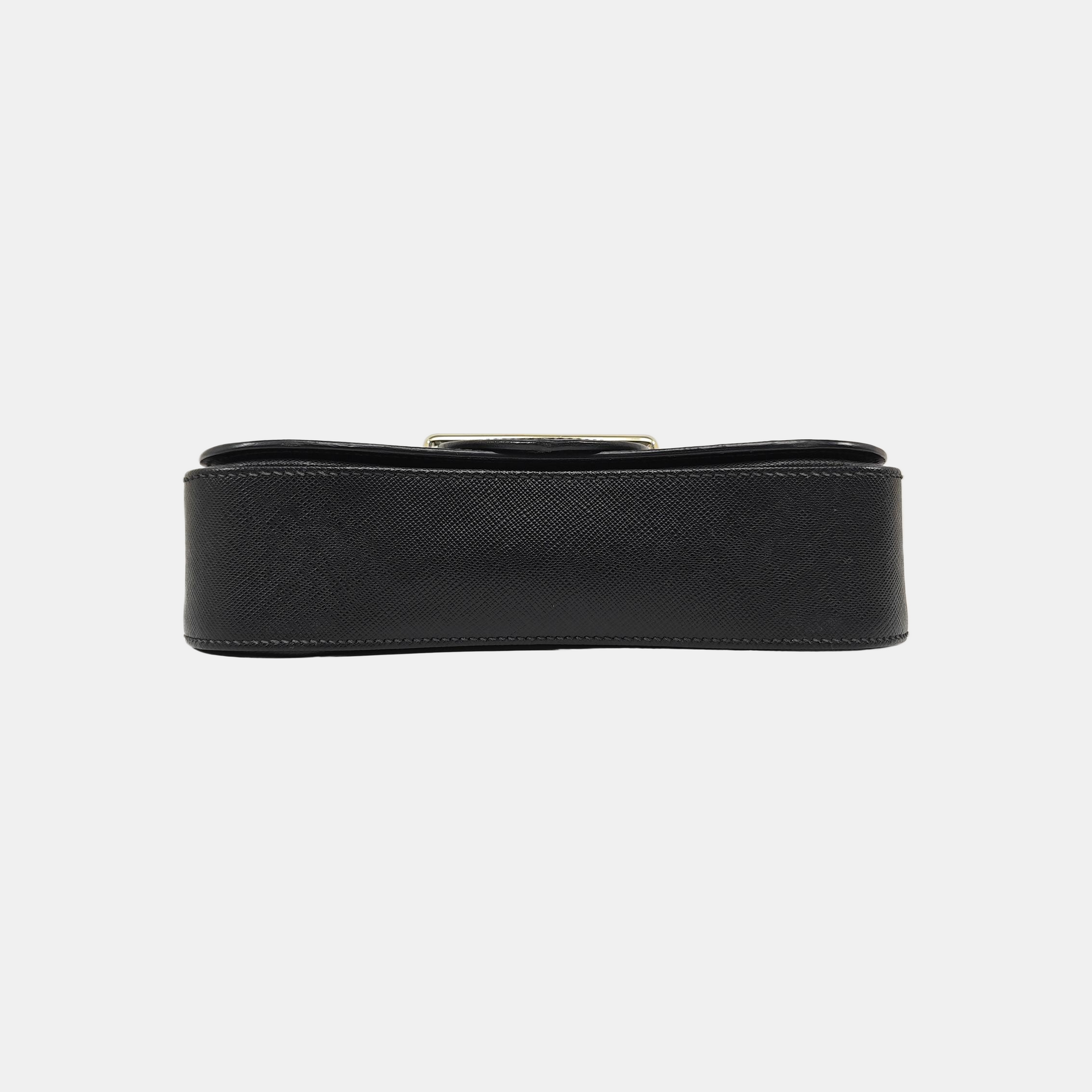 Sidonie Saffiano Calfskin Black