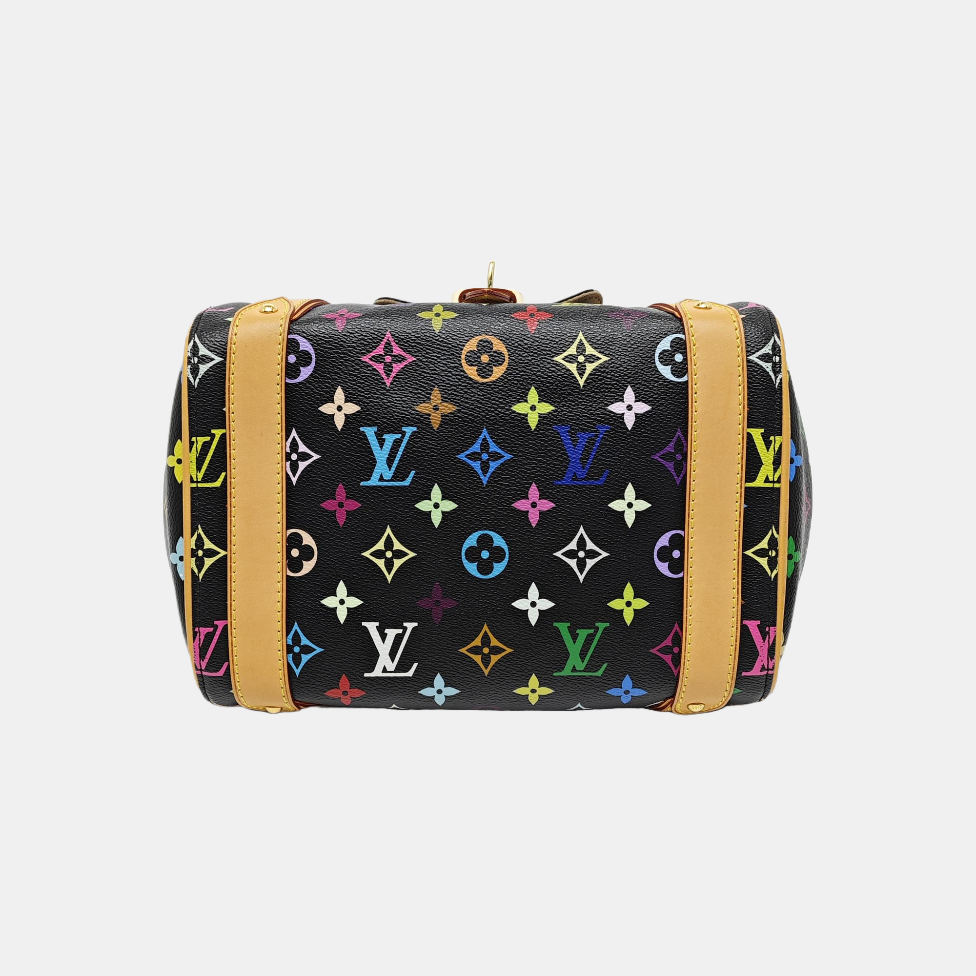 LV × TM PRISCILLA Monogram Coated Canvas Black