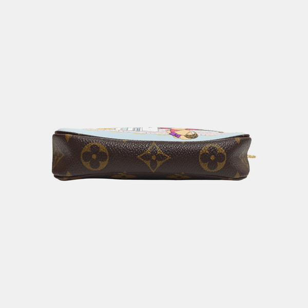 ACCESSOIRES Mini Monogram Coated Canvas Brown